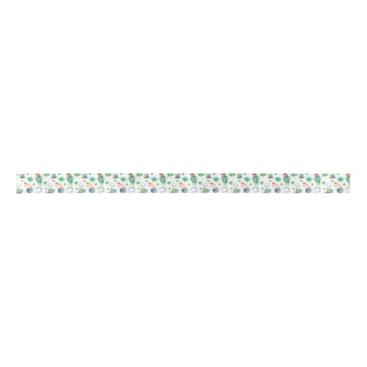 Waterverf St. Patrick's Day Pattern Lint (Voorkant)