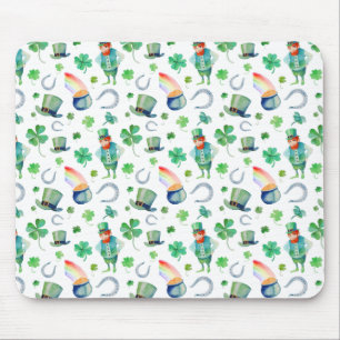 Waterverf St. Patrick's Day Pattern Muismat