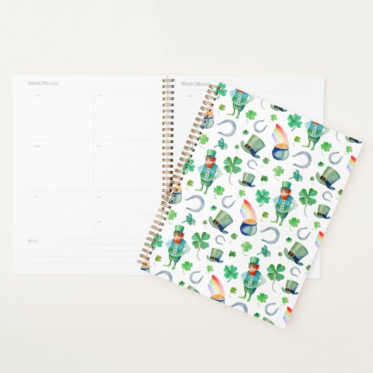 Waterverf St. Patrick's Day Pattern Planner (Display)