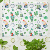 Waterverf St. Patrick's Day Pattern Theedoek (Gevouwen)