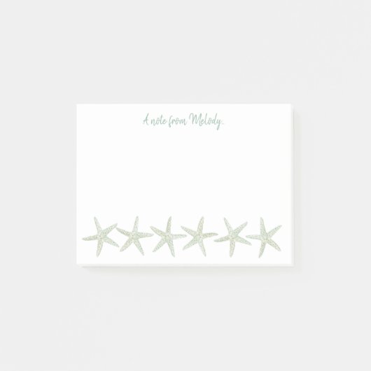 Waterverf-staartpatroon Post-it® Notes (Voorkant)