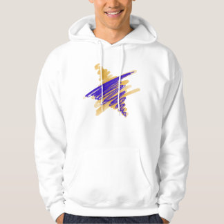 Waterverf Star of David Mannen Hoodie