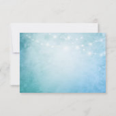 Waterverf Starfish Elegant Beach Wedding RSVP Kaartje (Achterkant)