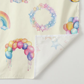Waterverf Stars - Schattige Baby shower Tapestry Wandkleed
