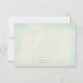 Waterverf Startvis bruiloft RSVP/reactiekaart RSVP Kaartje (Achterkant)