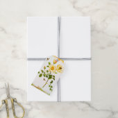 Waterverf Stem van Rozen met bijen Gift Label Cadeaulabel (Met Touw)