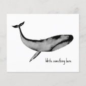 Waterverf Stencil Blue Whale papier blad (Voorkant)