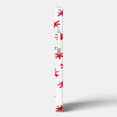 Waterverf sterren - rood Case-Mate iPhone case (Achterkant / Links)