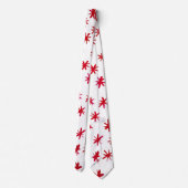 Waterverf sterren - rood stropdas (Achterkant)