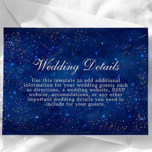 Waterverf Sterrenstelsel Kosmische Sterren Sterrig Informatiekaartje