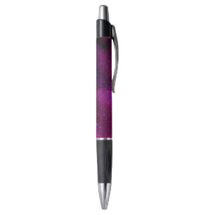 Waterverf sterrenstelsels paarse roze pen