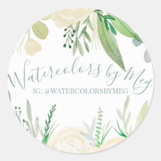 Waterverf Sticker
