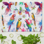 Waterverf stijlpagina's theedoek (Gevouwen)