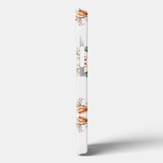 Waterverf stijlvolle bloemenlijn aangepaste tekst Case-Mate iPhone case (Achterkant / Links)