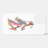 Waterverf Stilettos Girly Glam Case-Mate iPhone Case (Achterkant (horizontaal))