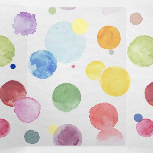 WATERVERF STIPPEN 1 DRIELUIK KAART (Binnenkant midden)