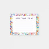 Waterverf Stippen geweldige ideeën Post-it® Notes (Voorkant)