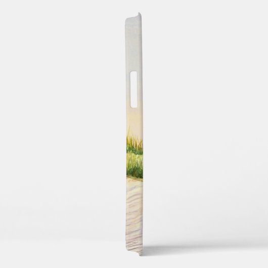 Waterverf strand, zonsondergang, iPhone/iPad-draag Case-Mate iPhone Case (Achterkant / Rechts)