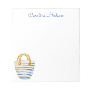 Waterverf strandtas tas tas tas notitieblok