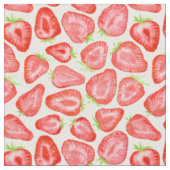 Waterverf strawberry snijdt patroon stof (Close Up)