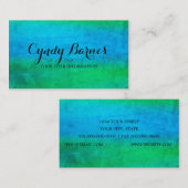 Waterverf Streaks Visitekaartje (Voorkant / Achterkant)