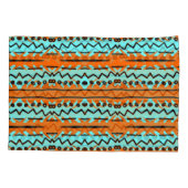 Waterverf strepen, helder kleurrijk patroon. kussensloop (Achterkant)