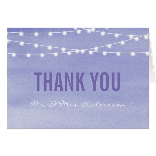 Waterverf String Lights Wedding (Voorkant Horizontaal)