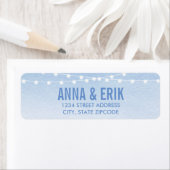 Waterverf String Lights Wedding Etiket (Insitu)