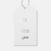 Waterverf Stripe Gift Labels Cadeaulabel (Voorkant)