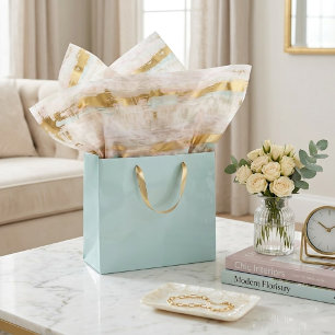   Waterverf Stripes Art Patroon Tissuepapier