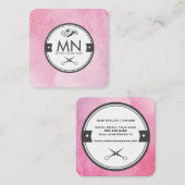 Waterverf Stripes Fancy Stylist Label (Voorkant / Achterkant)