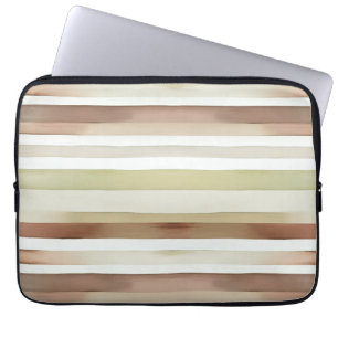 Waterverf Stripes Laptop Sleeve