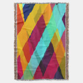 Waterverf Stripes Motifs 2 Deken (Voorkant Verticaal)