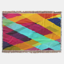 Waterverf Stripes Motifs 2 Deken