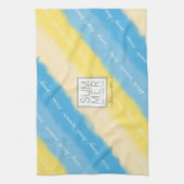 Waterverf Stripes Summer Calligraphy Theedoek (Verticaal)