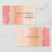 Waterverf Stripes Visitekaartje (Voorkant / Achterkant)