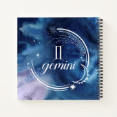Waterverf strologie - Gemini Notitieboek (Achterkant)