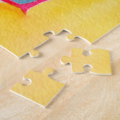 Waterverf succulent botanisch legpuzzel (Zijkant)