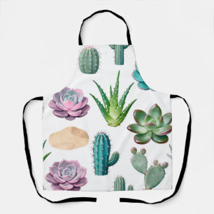 Waterverf Succulent Cactus Patroon Schort