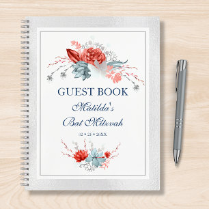 Waterverf Succulent Floral Botanisch Bat Mitzvah Notitieboek