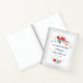 Waterverf Succulent Floral Botanisch Bat Mitzvah Notitieboek (Binnen)