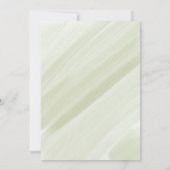 Waterverf Succulent Geometric Plant Wedding Kaart (Achterkant)