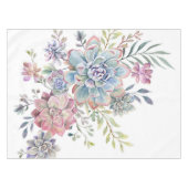 waterverf succulent tafelkleed (Voorkant (Horizontaal))