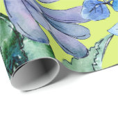 Waterverf Succulente Planten Cadeaupapier (Rol Hoek)