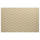 Waterverf Suffolk Sheep Stof (Fat Quarter)