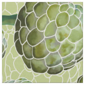 Waterverf suikerappel | Groen Stof (Close Up)