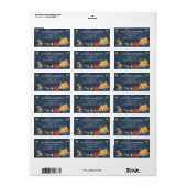 Waterverf Summer Camp Return Address Labels (Full Sheet)