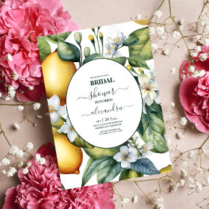 Waterverf Summer Citrus Wedding Kaart