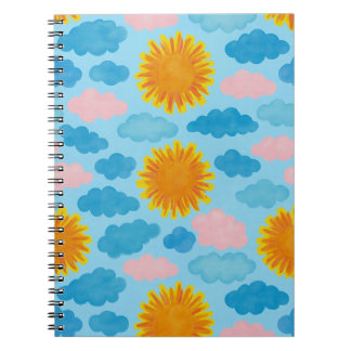 Waterverf Sunrise Sunset Blank Journal/ Notitieboek