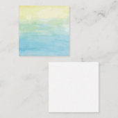 Waterverf Sunset Notitiekaartje (Voorkant / Achterkant)